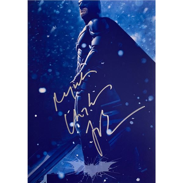 Autograph Signed Batman Dark Knight Photo