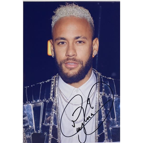 Autograph Signed Neymar Photo