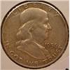 Image 1 : 1956-P FRANKLIN HALF DOLLAR CH AU