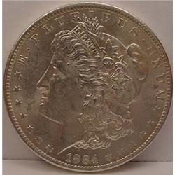 1884-O MORGAN SILVER DOLLAR