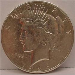 1926-S PEACE SILVER DOLLAR