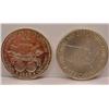 Image 2 : LOT OF 2 COMMEMORATIVE HALF DOLLARS - COLUMBUS AND