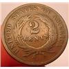 Image 2 : 1865 2 CENT PIECE