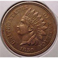 1859 INDIAN HEAD CENT UNC.