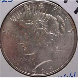 1923-D PEACE SILVER DOLLAR MS-61