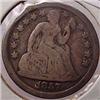 Image 1 : 1857 SEATED LIBERTY DIME VG