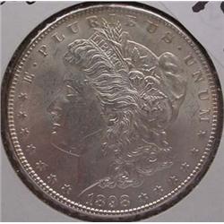 1898-P MORGAN SILVER DOLLAR UNC.