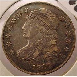 1830 OVER 29 CAPPED BUST DIME XF