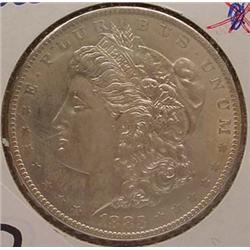 1883-O MORGAN SILVER DOLLAR UNC.