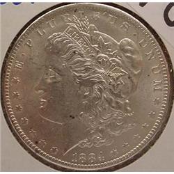 1884-O MORGAN SILVER DOLLAR