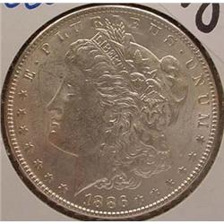 1886-P MORGAN SILVER DOLLAR MS-60