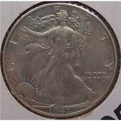 1941-D WALKING LIBERTY HALF DOLLAR CH-XF