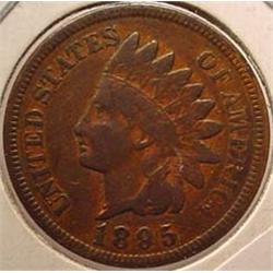1895 INDIAN HEAD CENT F