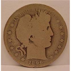 1896-O BARBER HALF DOLLAR