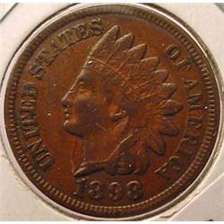 1898 INDIAN HEAD CENT CH-XF