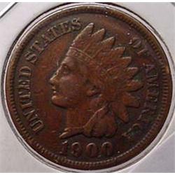 1900 INDIAN HEAD CENT CH-VF