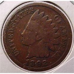 1892 INDIAN HEAD CENT G