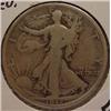 1917-S WALKING LIBERTY HALF DOLLAR REV. VG