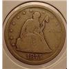 1875-S SEATED LIBERTY TWENTY CENT COIN - 1st year 