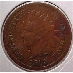 1865 INDIAN HEAD CENT G+