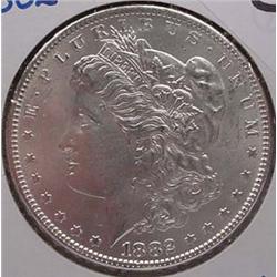 1882 MORGAN SILVER DOLLAR MS-63