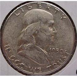 1950-P FRANKLIN HALF DOLLAR CH-XF