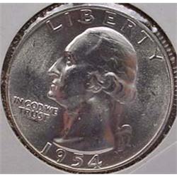 1954-P WASHINGTON QUARTER