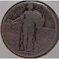 1930-P STANDING LIBERTY QUARTER F+