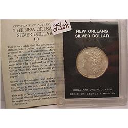 1883-O MORGAN SILVER DOLLAR BU