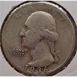 1936-S WASHINGTON QUARTER