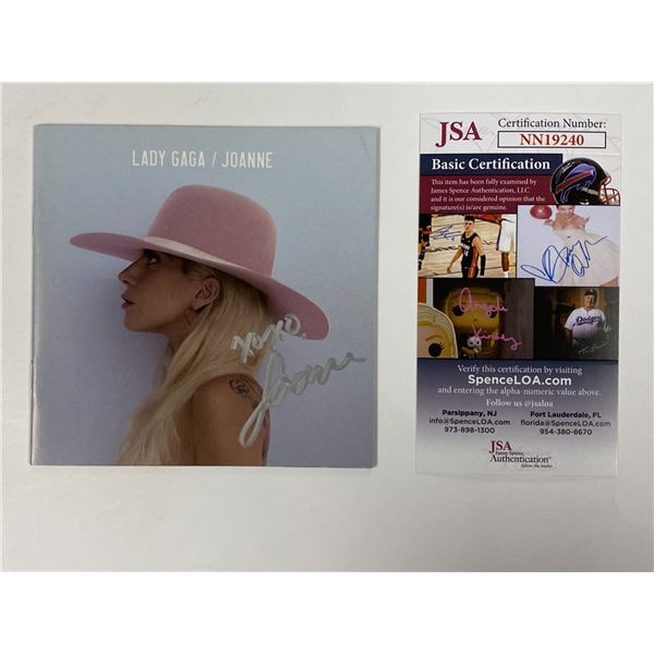 Autograph Lady Gaga Signed card