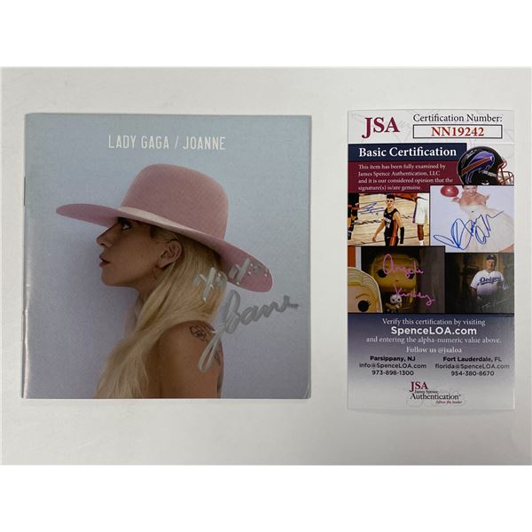 Autograph Lady Gaga Signed card