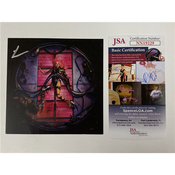 Autograph Lady Gaga Signed card