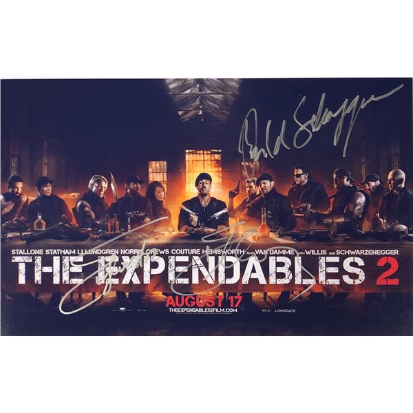 Expendables 2 Sylvester Stallone Signed Photo