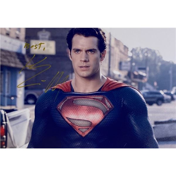 Autograph Signed Henry Cavill Photo