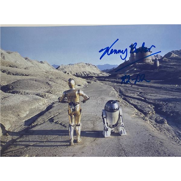 Signed Star Wars Kenny Baker Photo