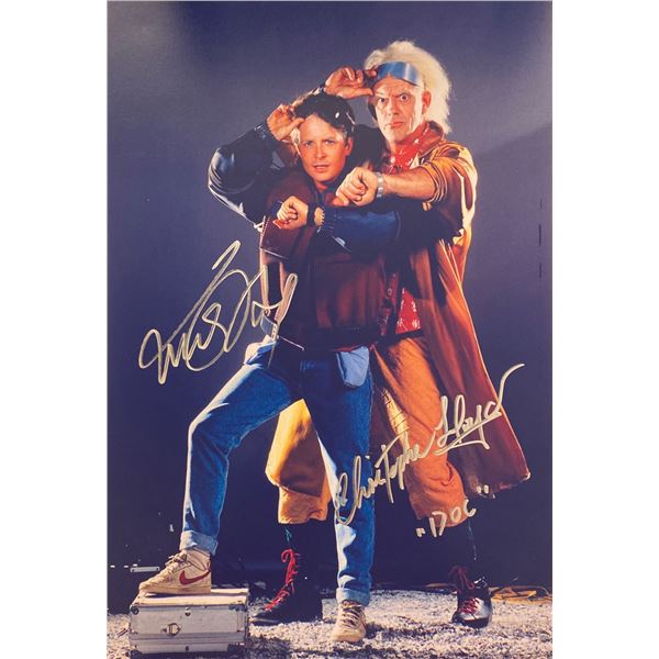 Autograph Signed Back to the Future Photo