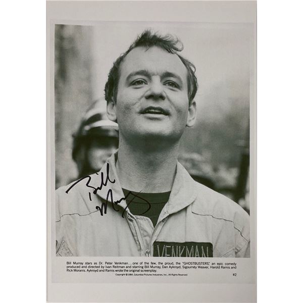 Signed Ghostbusters Media Press Photo
