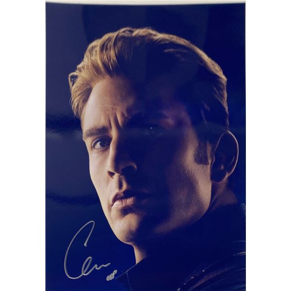 Chris Evans Autograph Signed Photo