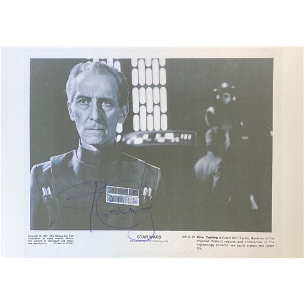 Signed Star Wars Media Press Photo