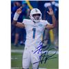 Image 1 : Autograph Signed Tua Tagovailoa Photo