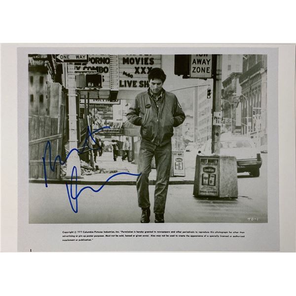 Signed Taxi Driver Media Press Photo