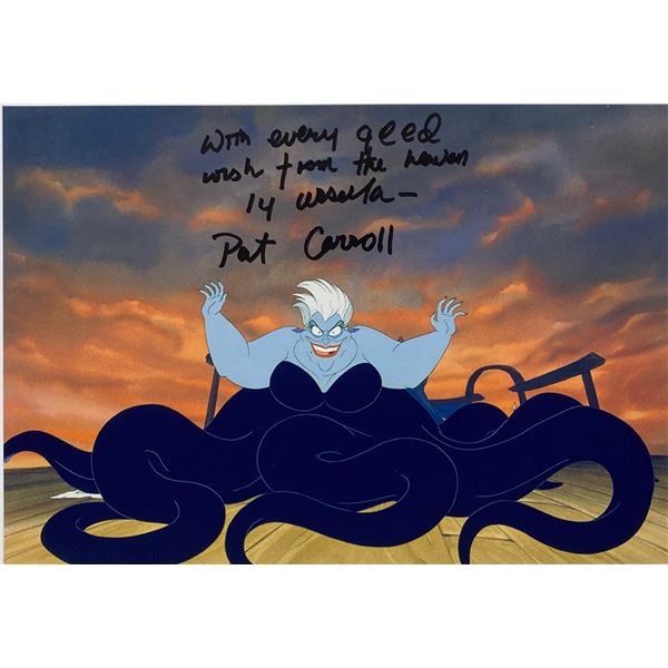 Autograph Signed Little Mermaid Pat Carroll Photo