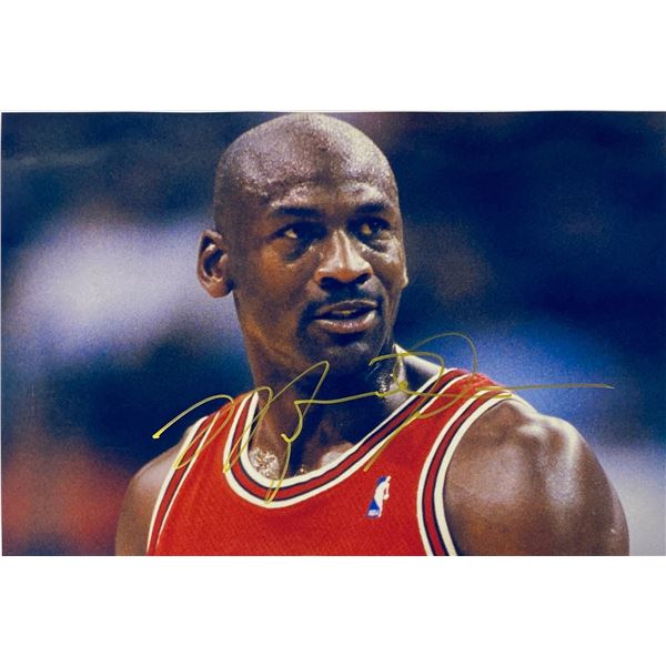 Autograph Signed Michael Jordan Photo