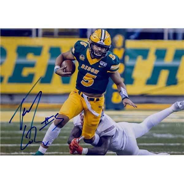 Autograph Signed Trey Lance Photo