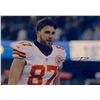 Image 1 : Autograph Signed Travis Kelce Photo