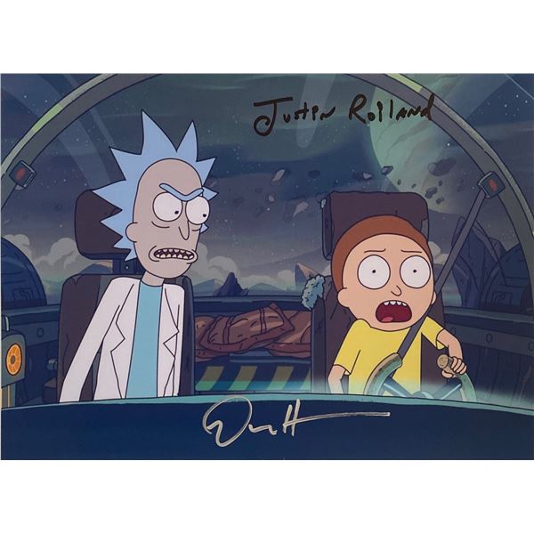 Autograph Signed Rick and Morty Photo