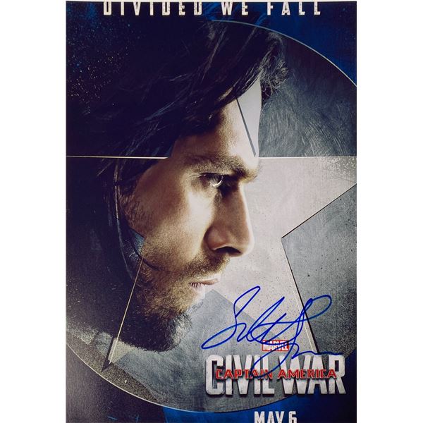 Signed Avengers Civil War Photo