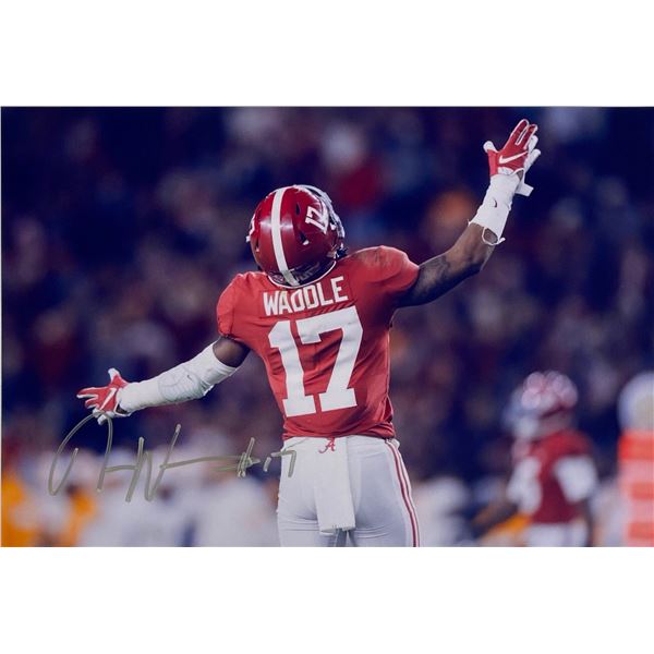 Autograph Signed Jaylen Waddle Photo