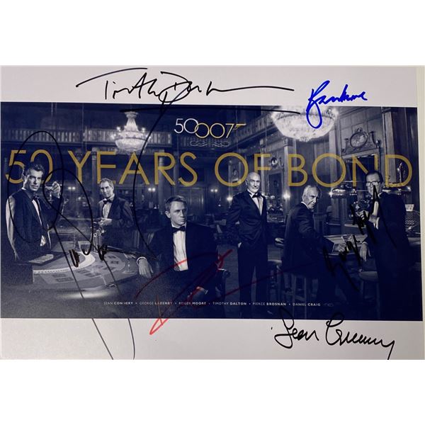 Signed 50 Years of Bond Photo
